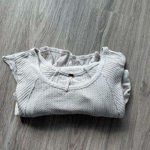 Free People long sleeve ribbed top